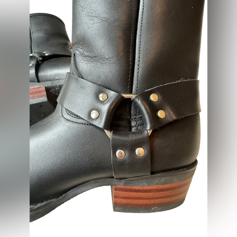 NWOT Dingo Black Leather Dean Riding Boots - Picture 5 of 10